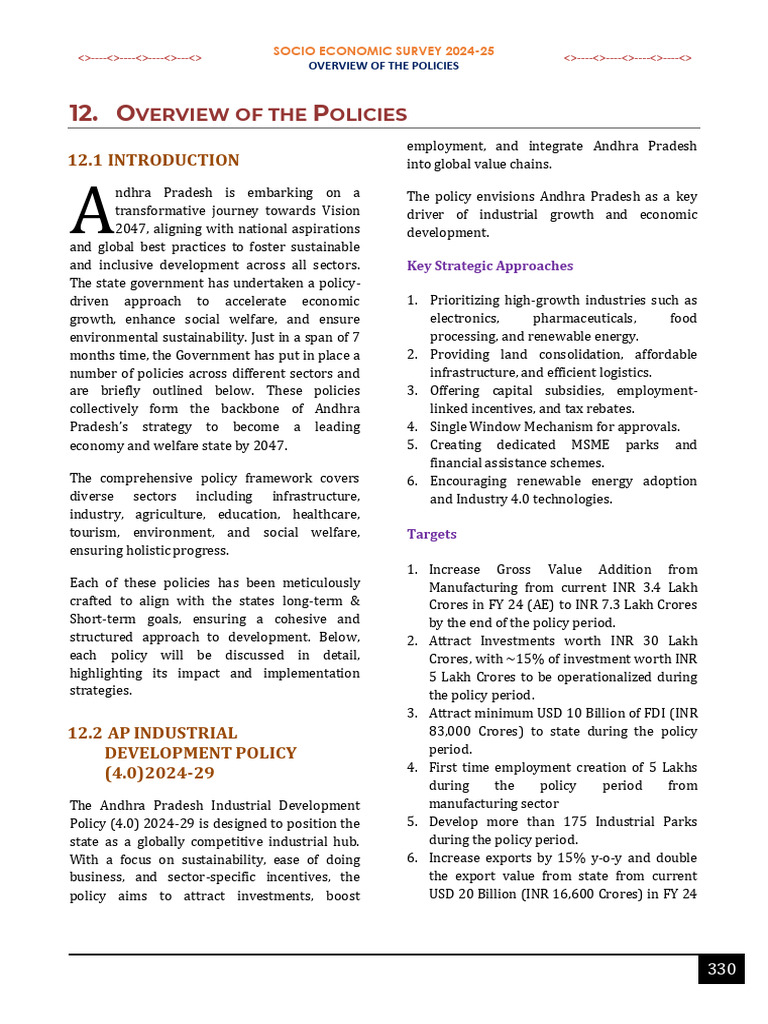 Overview of The Policies | PDF | Sustainable Energy | Subsidy
