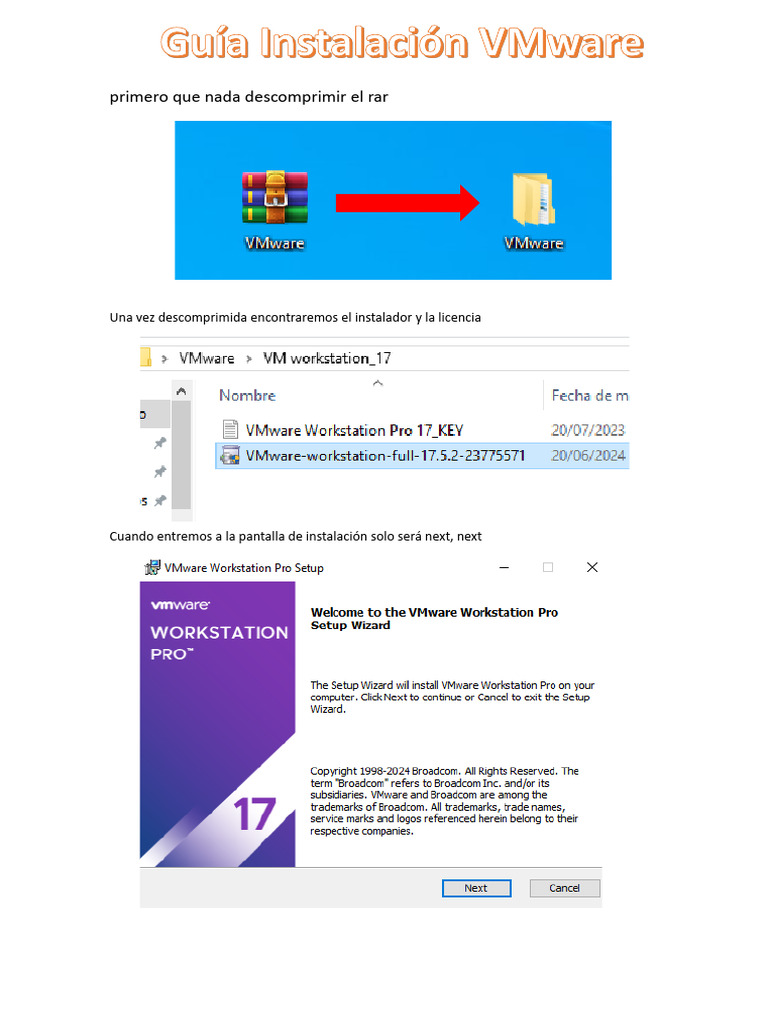 Guía de Instalación de VMware | PDF
