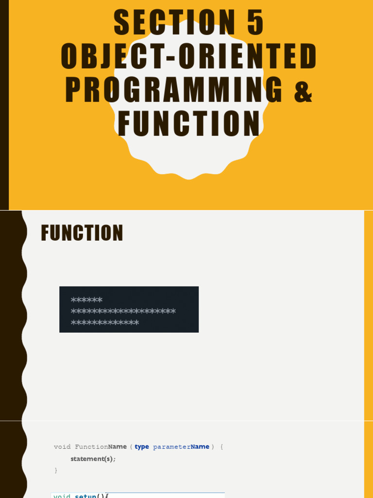 Interactive Art and Design5ClassandFunction | PDF | Computer ...