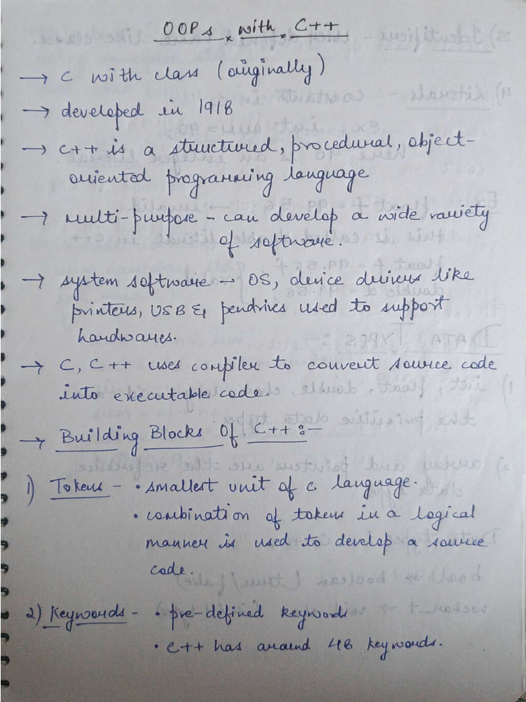 CPP Notes | PDF