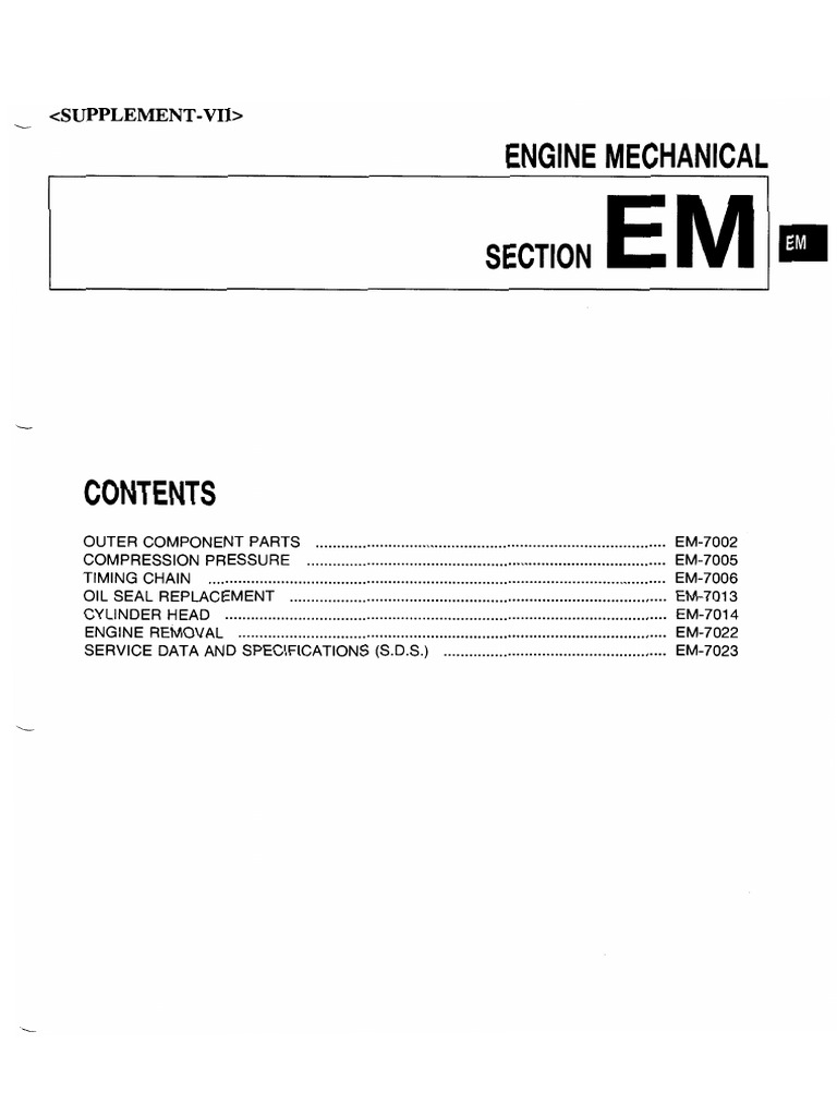 Engine Mechanical 2 | PDF