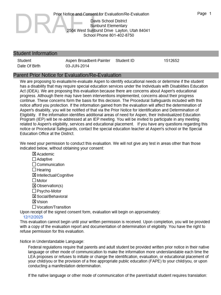 Document | PDF | Individualized Education Program | Special Education