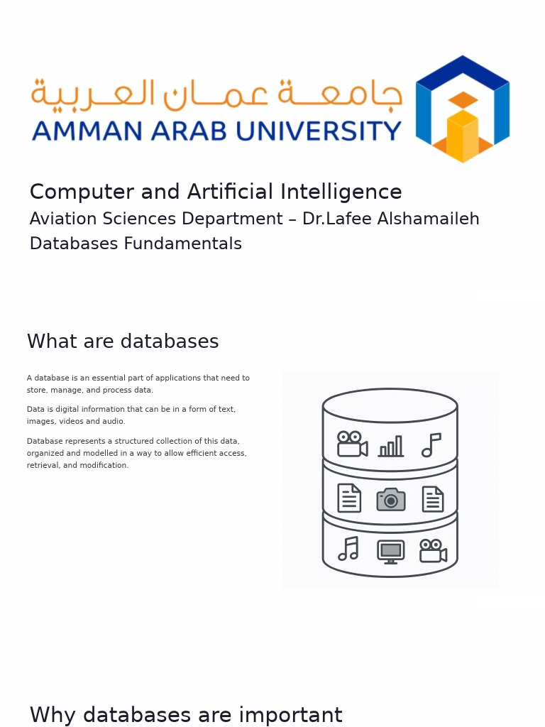 Computer and Artificial Intelligence Databases | PDF | Databases ...