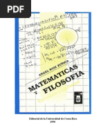 Matematica y Filosofia