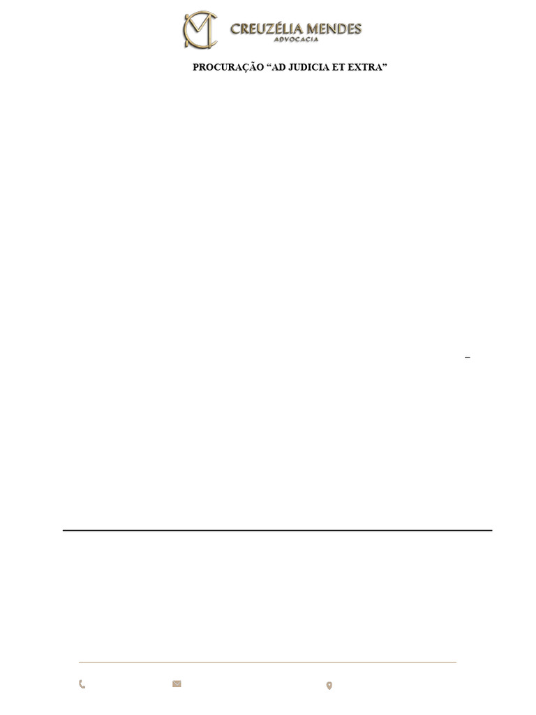 Procuração e Contrato - BPC | PDF | Advogado | Justiça