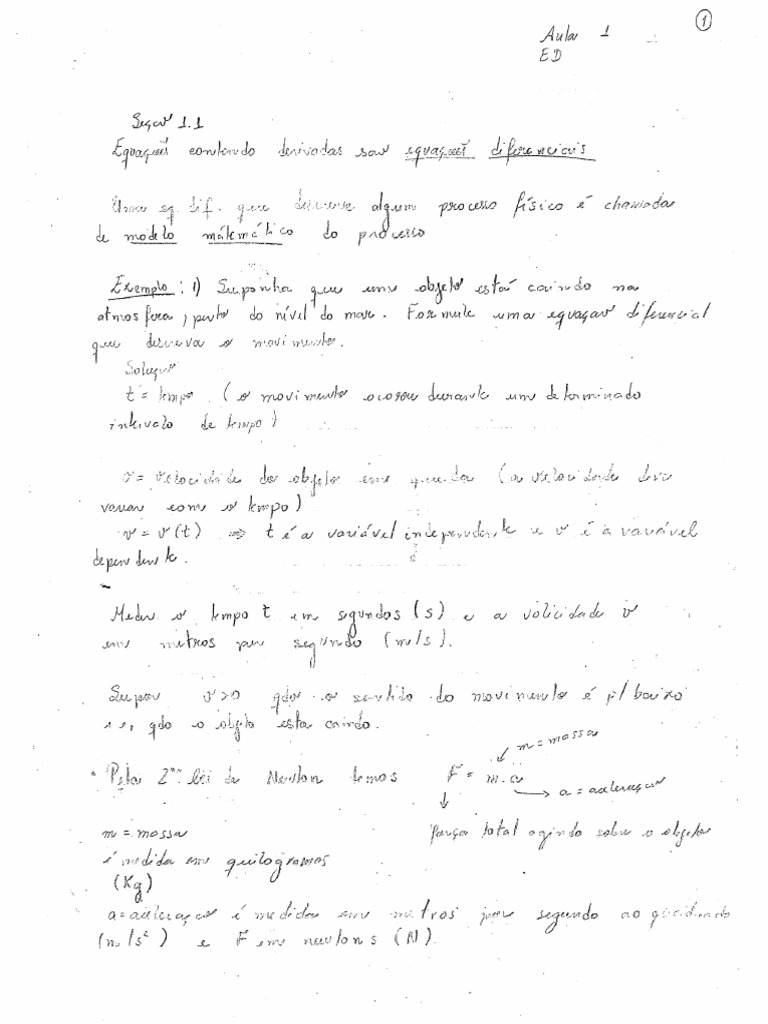 Notas de Aula 1 | PDF