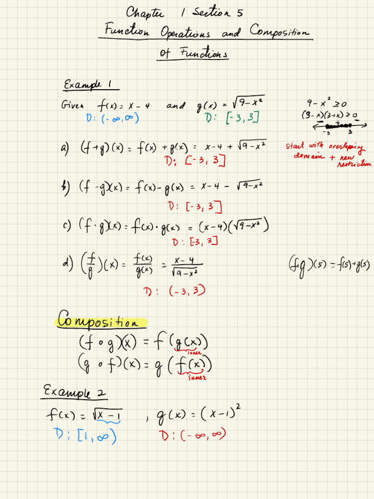 Functions: Composition and Decomposition | PDF