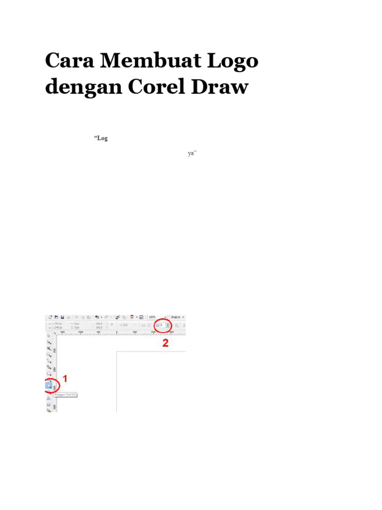 Tutorial Membuat Logo di Corel Draw | PDF