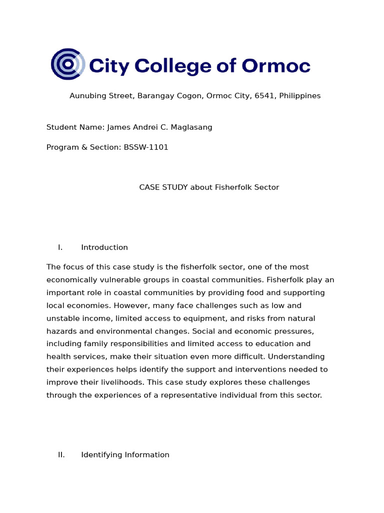 CASE-STUDY | PDF | Commercial Fishing | Natural Environment