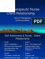 The Therapeutic Nurse-Client Relationship