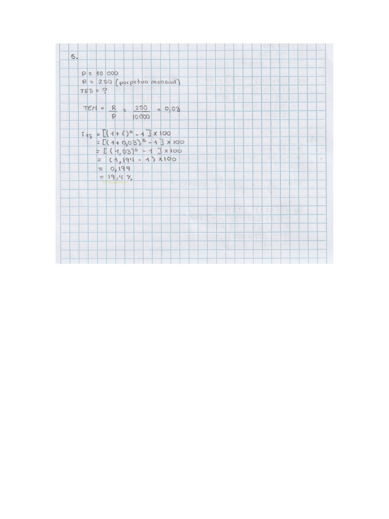Ejercicio 5 | PDF