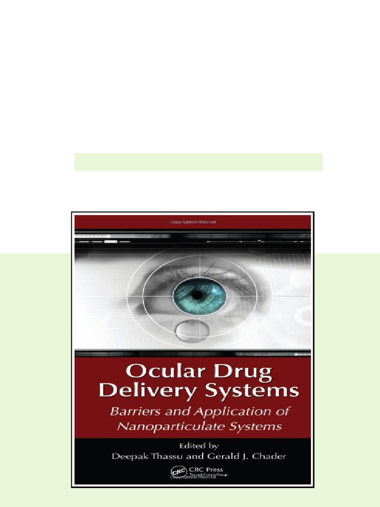 Ocular Drug Delivery Systems Barriers and Application of ...