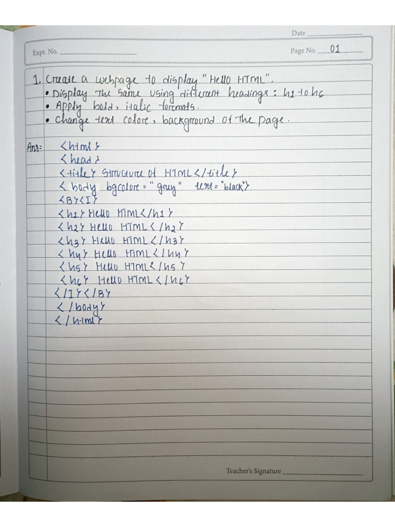 WT Practical | PDF