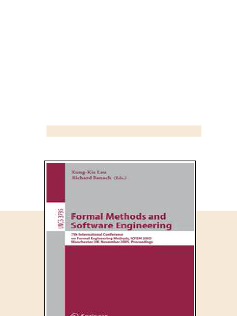 Formal Methods And Software Engineering 7th International Conference On ...