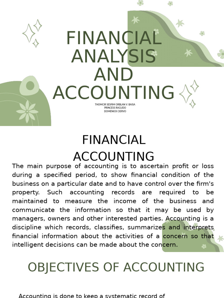 Understanding Financial Accounting Basics | PDF | Debits And Credits ...