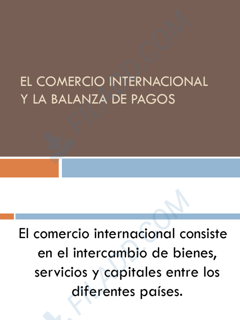 Comercio Internacional y Balanza de Pagos | PDF | Tipo de cambio | El ...