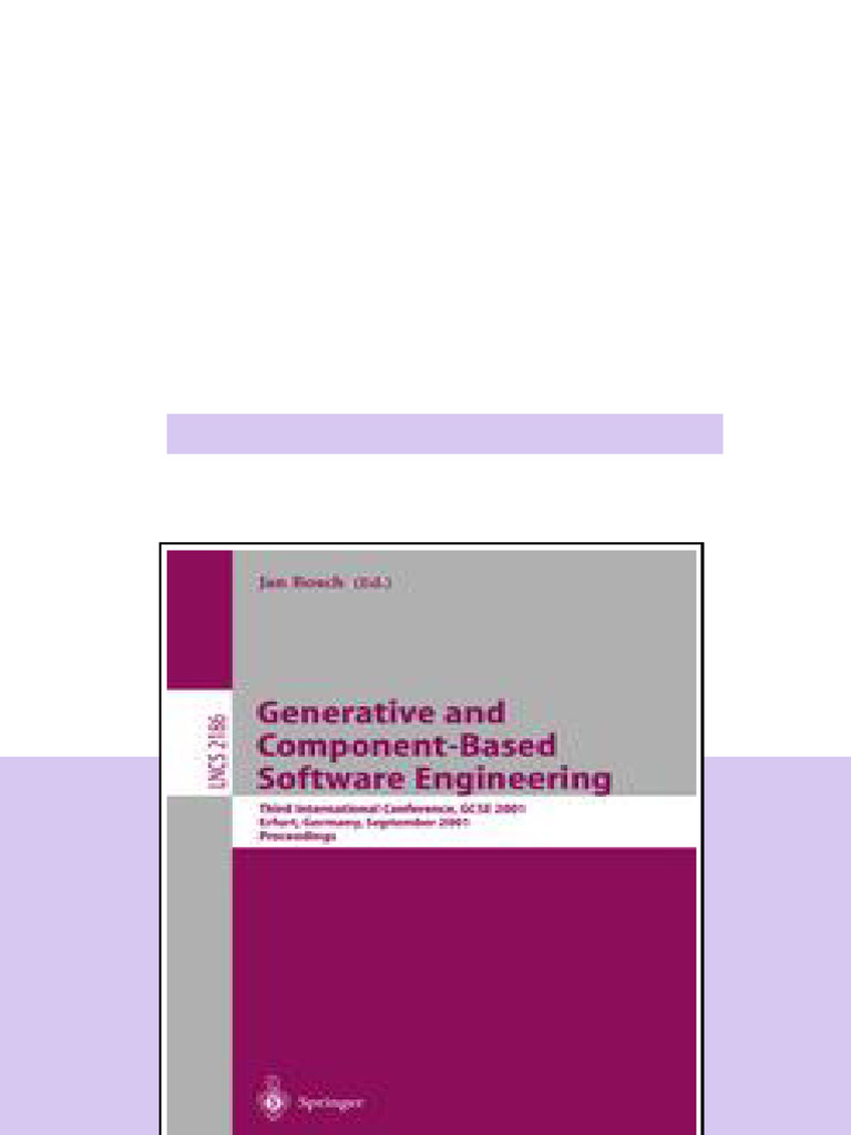 Generative And Componentbased Software Engineering Third International ...