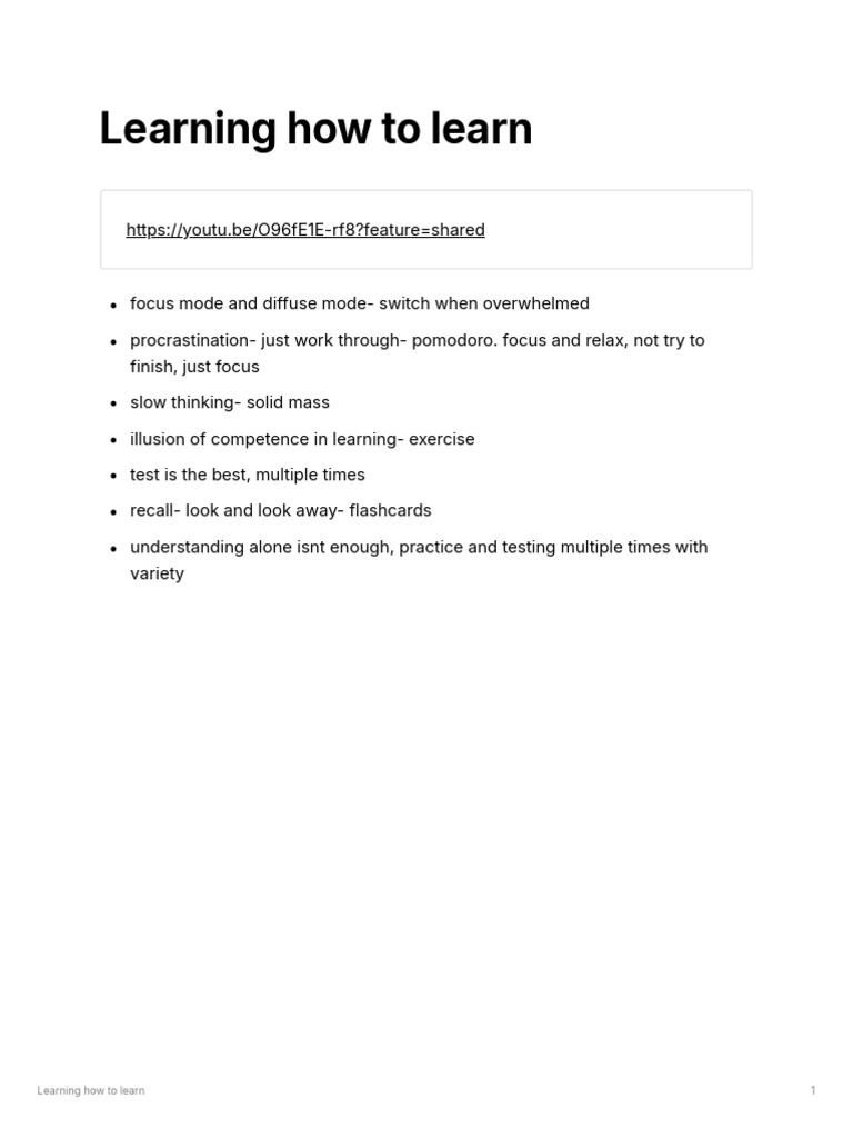 4aa6a080 Ebb0 4824 8e3a 683209bcf2f4 Learning How To Learn | PDF