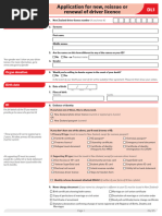 DL1 Driver Licence Renewal Application | PDF | Driver's License ...