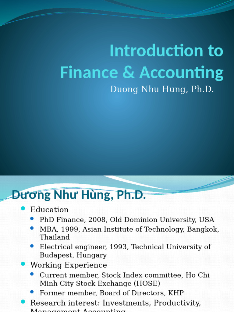 1. Introductions Students | PDF | Financial Accounting | Equity (Finance)