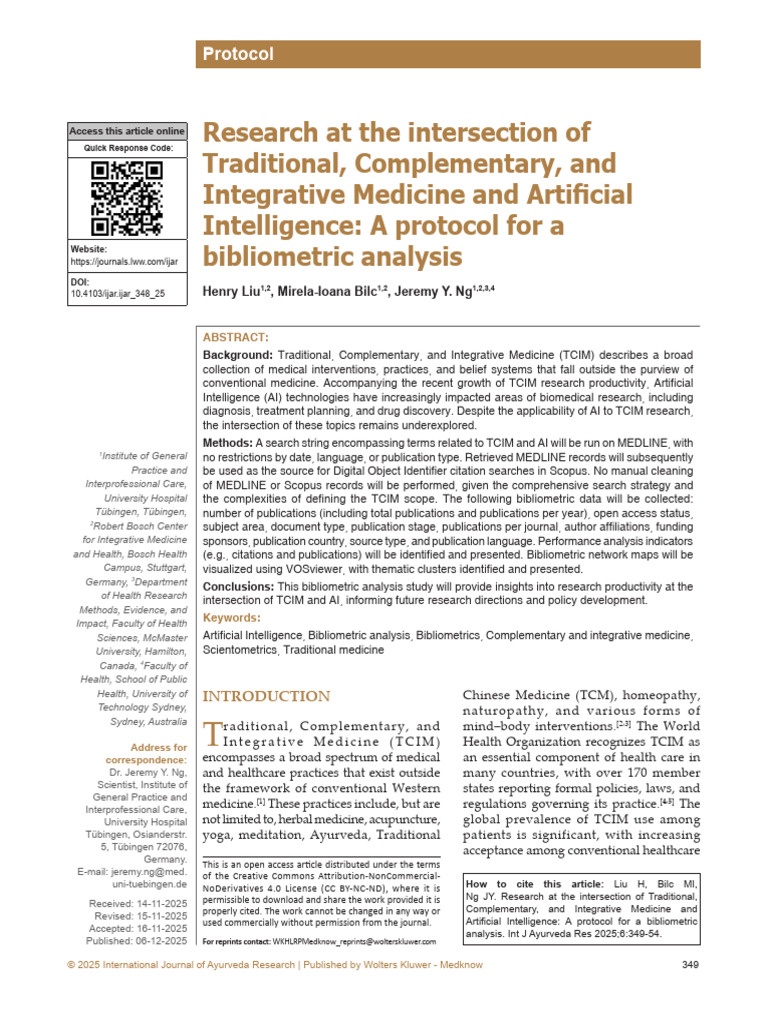 Research at The Intersection of Traditional,.12 | PDF | Artificial ...