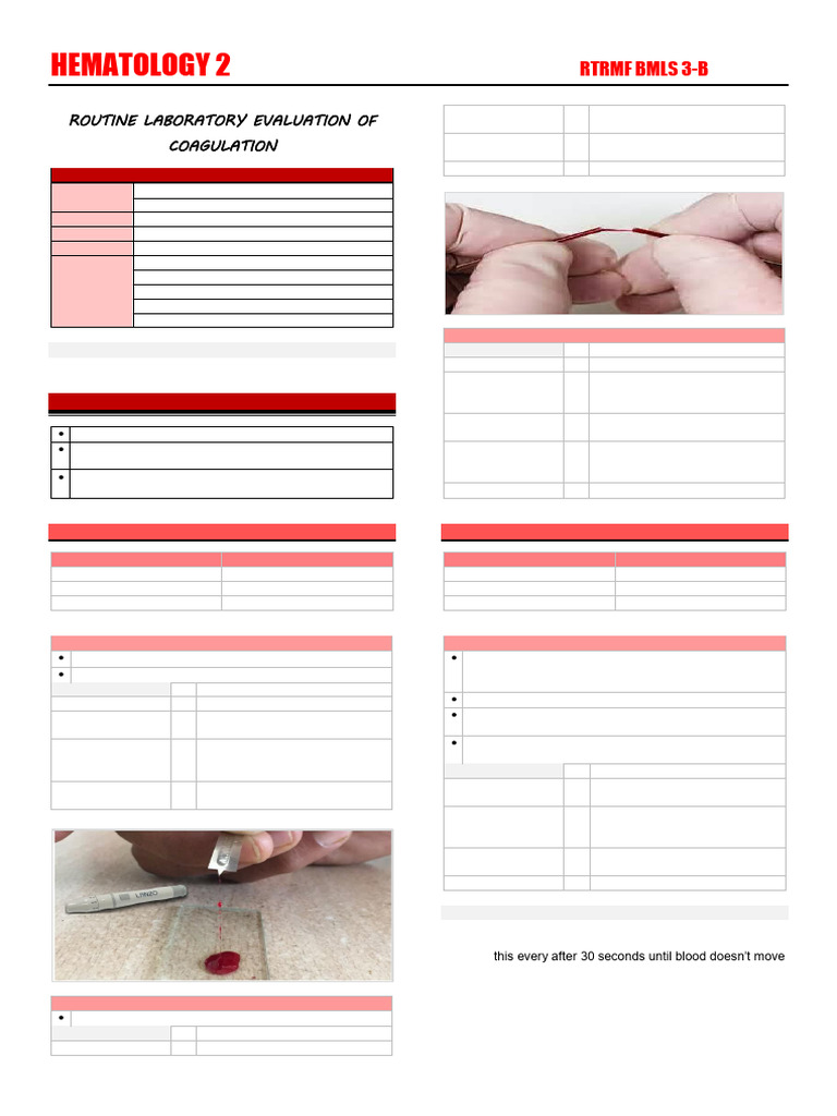 Coagulation Testing Methods in Hematology | PDF | Coagulation | Blood ...
