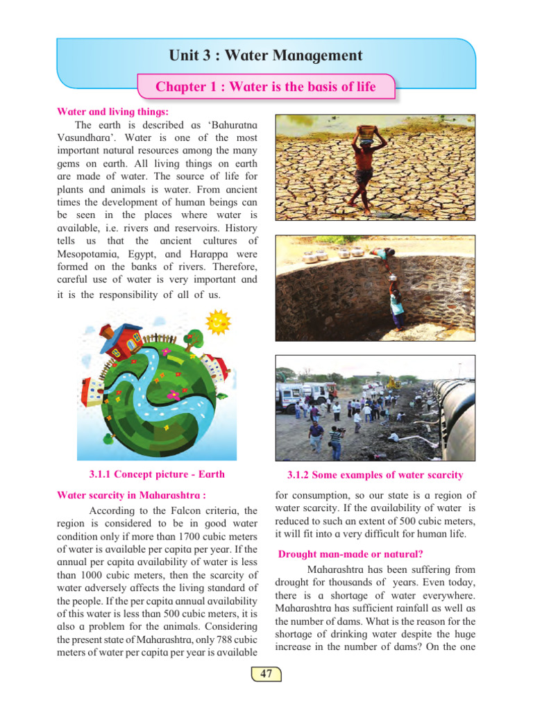 Water Scarcity and Management in Maharashtra | PDF | Water | Water ...