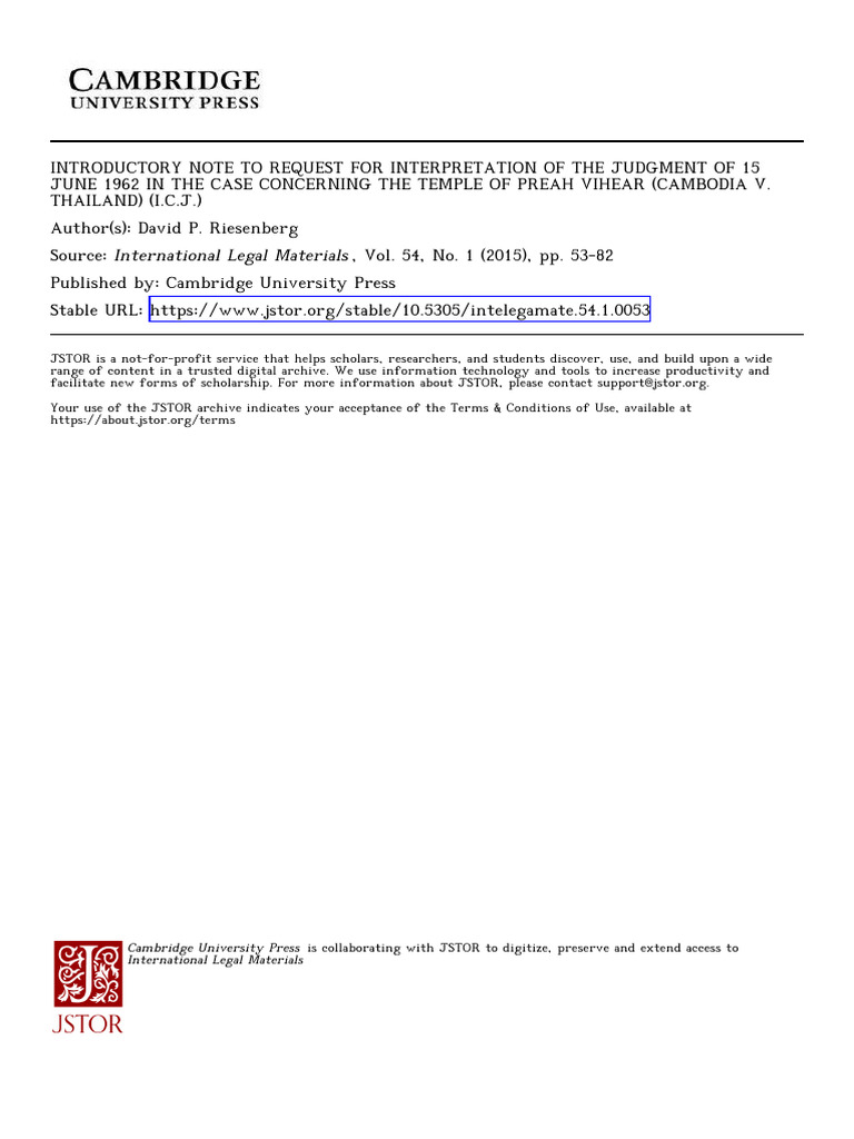 A 2015 Riesenberg-Introductorynoterequest | PDF | Judiciaries