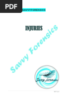 Blunt and Sharp Force Injury Classifications | PDF | Medical ...