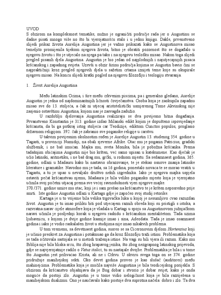 Aurelije Augustin | PDF