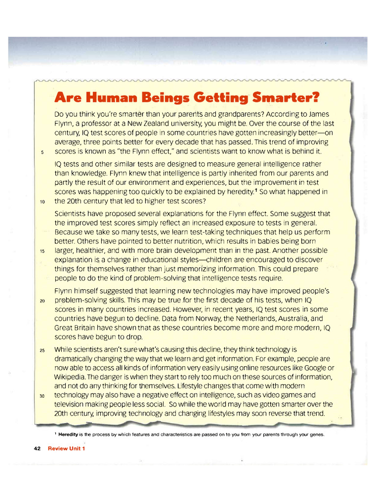 Reading 2 - Review 1 | PDF