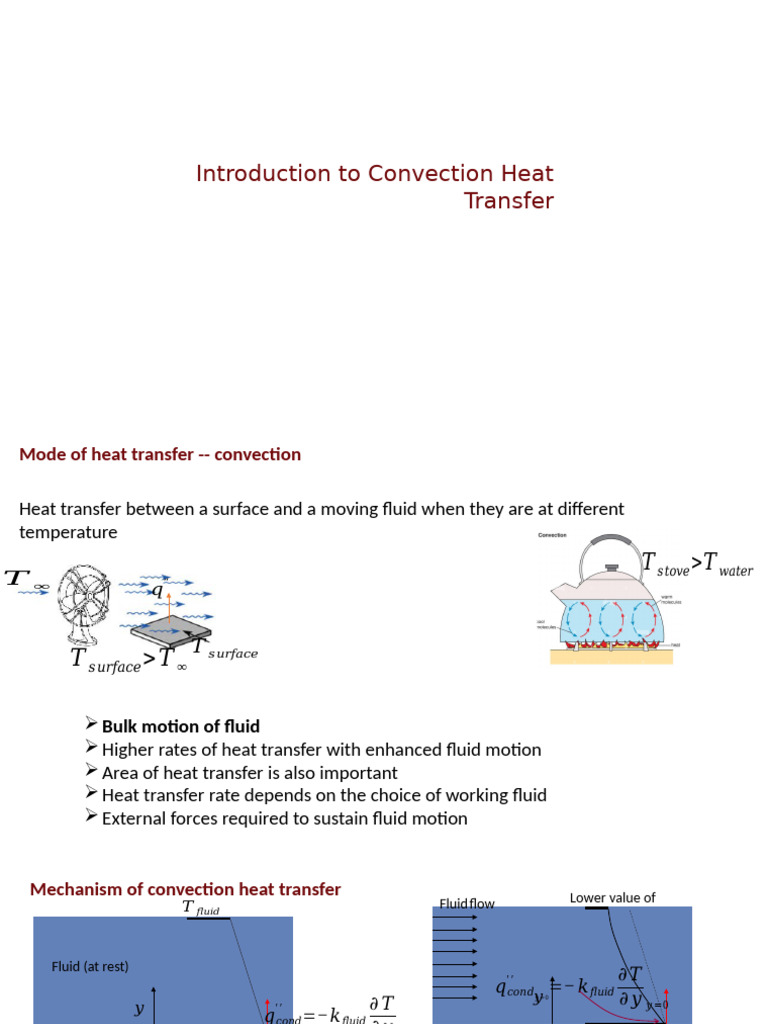 Understanding Convection Heat Transfer | PDF | Heat Transfer | Fluid ...