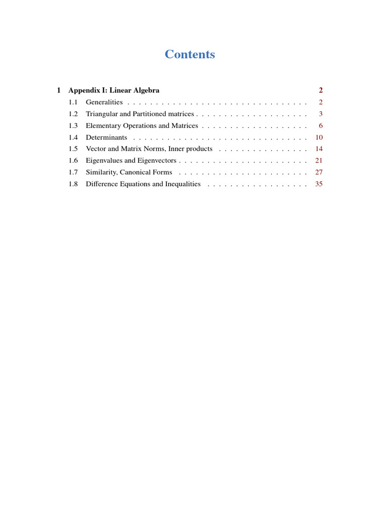 Linear Algebra Fundamentals Guide | PDF | Matrix (Mathematics) | Linear ...