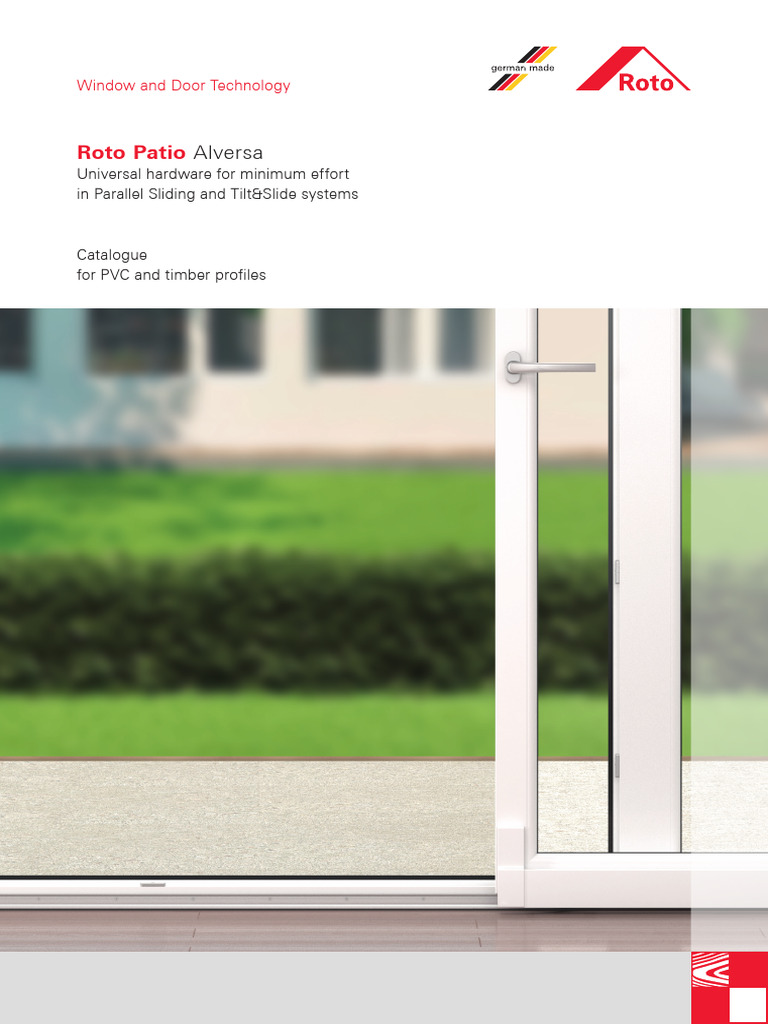 Roto Patio Alversa: Universal Hardware Solutions | PDF | Window | Door