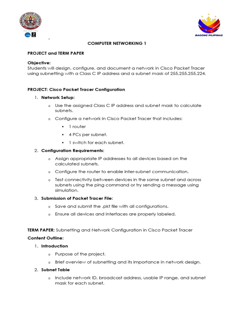 BSIT2 1project and Term Paper | PDF