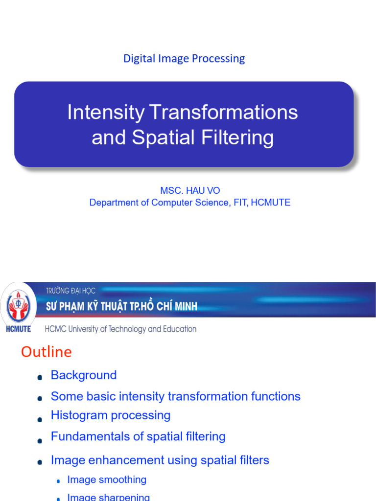 Image Processing: Filters & Transformations | PDF | Multidimensional ...