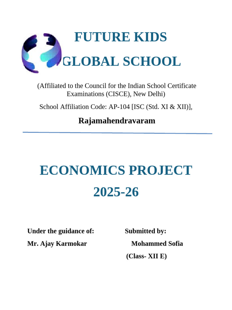 Economics Project on RBI Policies | PDF | Reserve Bank Of India | Money ...