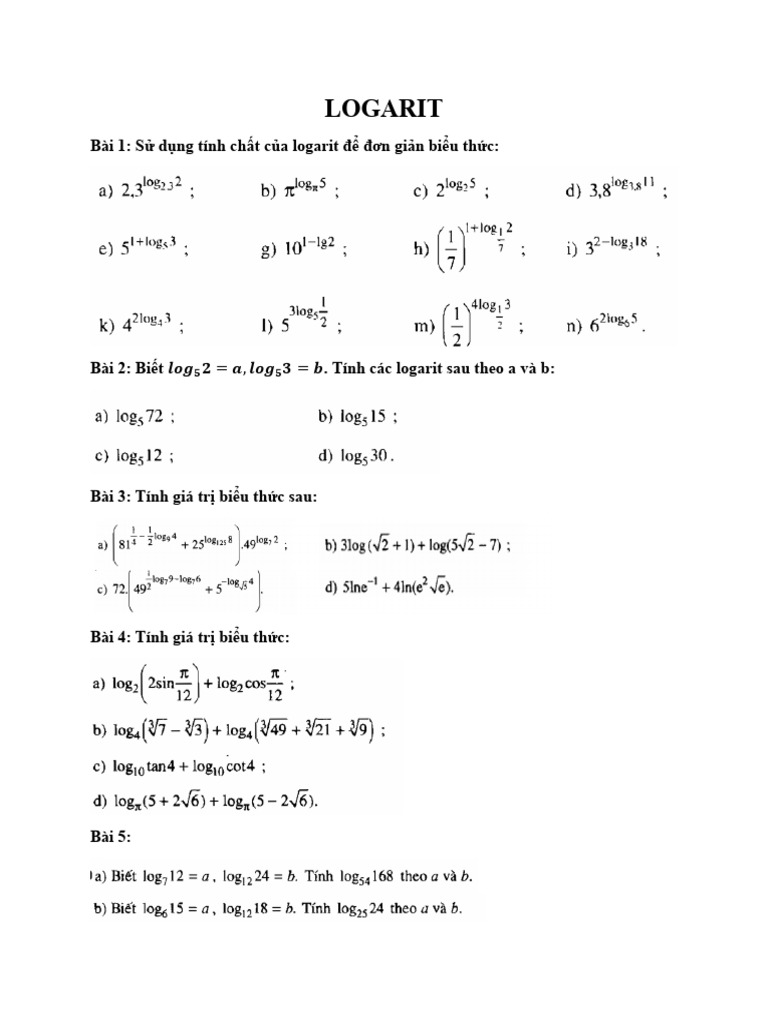 Logarit 1 | PDF