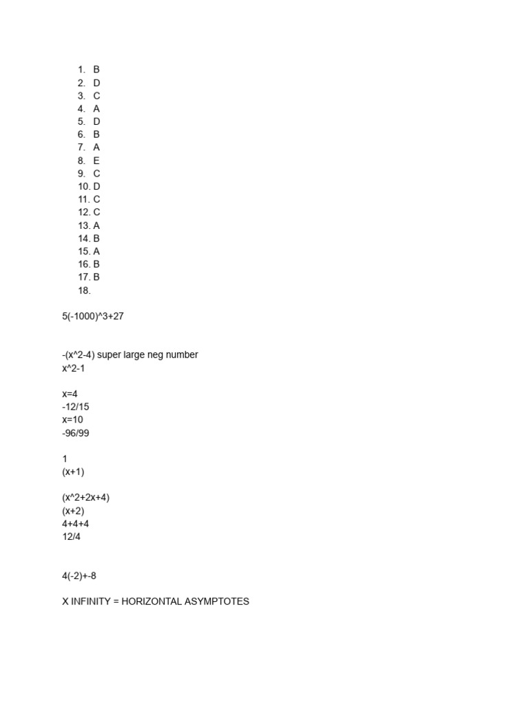 Unit 12 - Answer Key For Super Complex Problems | PDF