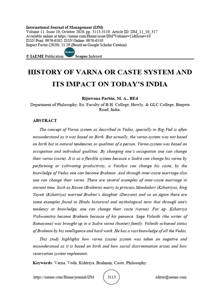 Caste System's Historical Impact on India | PDF | Dalit | Caste