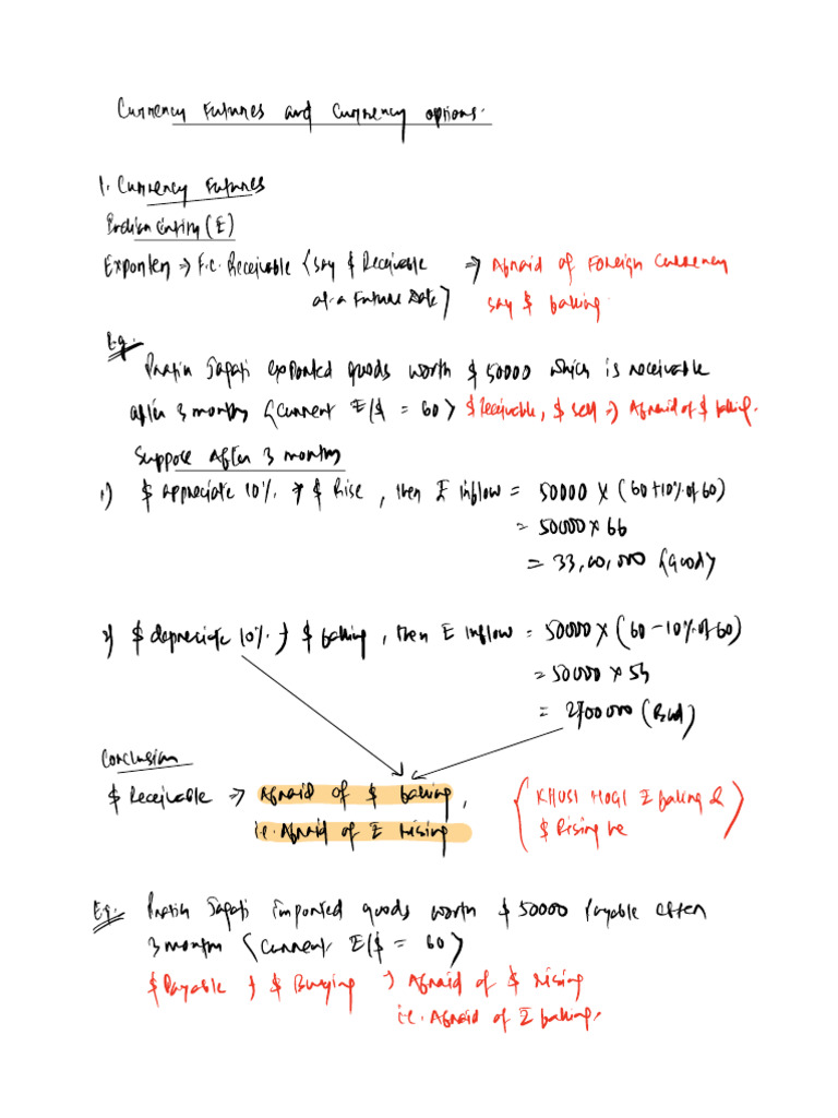 Currency Futures and Options Explained | PDF | Futures Contract ...