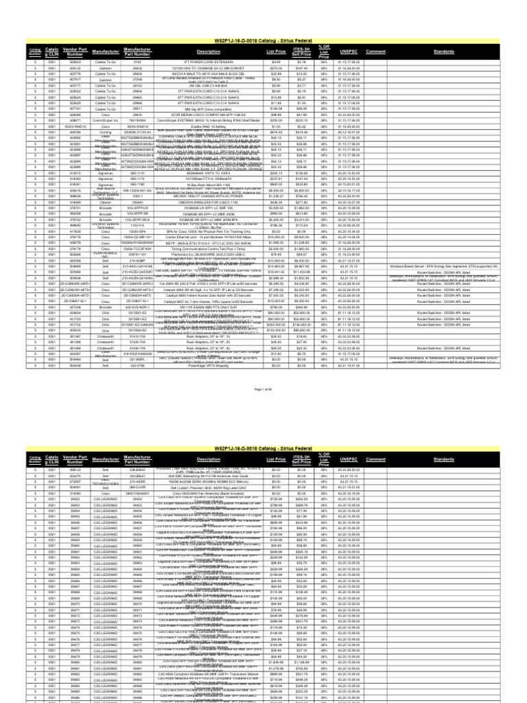 Comprehensive IT Equipment Catalog | PDF | Computer Engineering