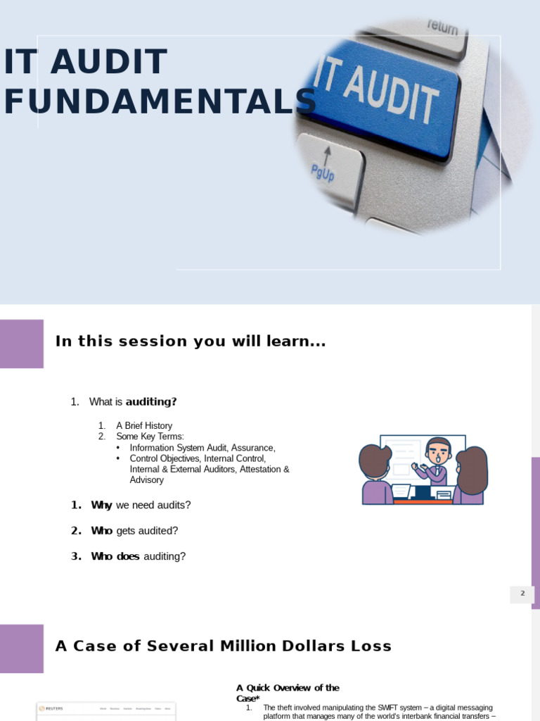 01 - IT Audit Fundamentals | PDF | Audit | Internal Control