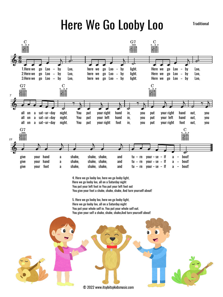 Here We Go Looby Loo Lyrics | PDF | Chess Theory | Chess