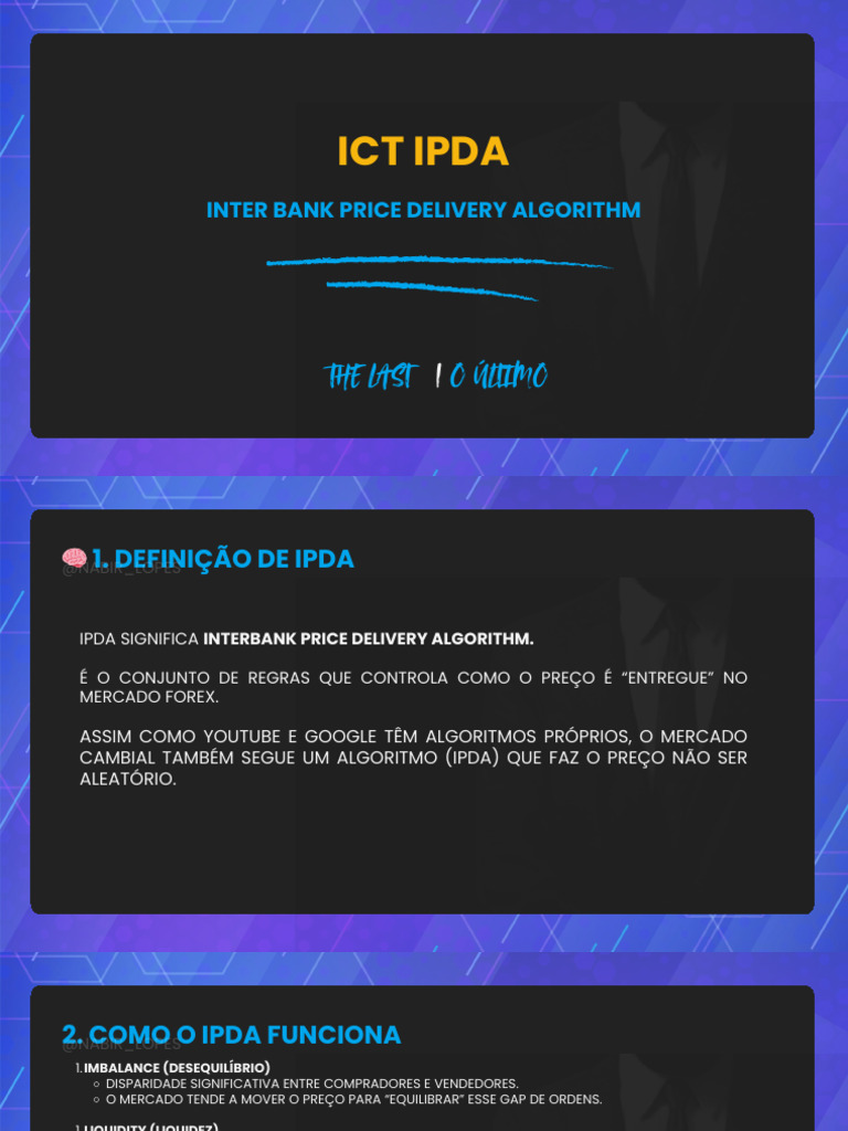 Entendendo o Algoritmo IPDA no Forex | PDF | Mercado (economia ...