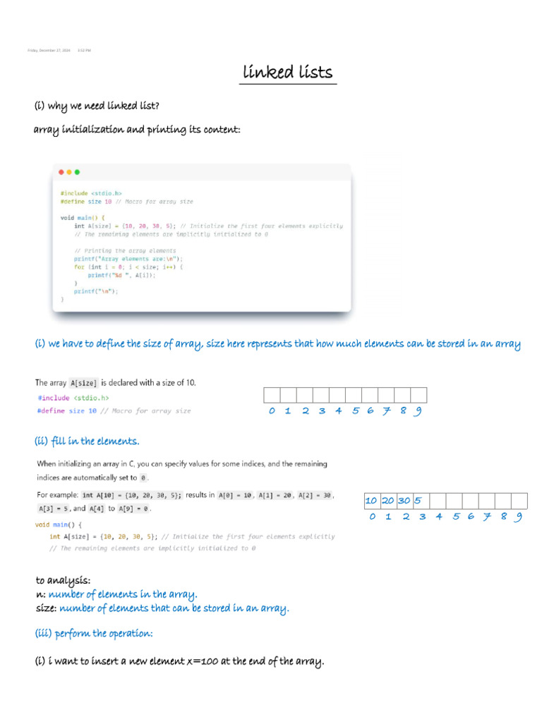 Understanding Linked Lists Basics | PDF | Pointer (Computer Programming ...
