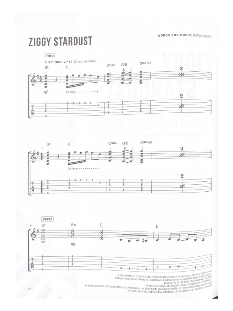 Ziggy Stardust | PDF