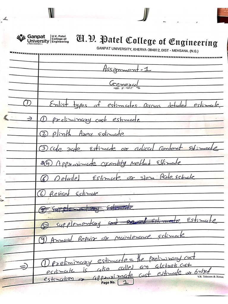 E&C Assignment 1 | PDF