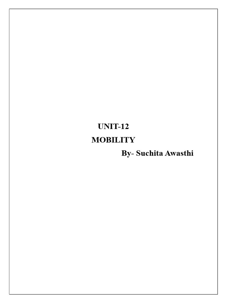 Understanding Human Mobility Essentials | PDF