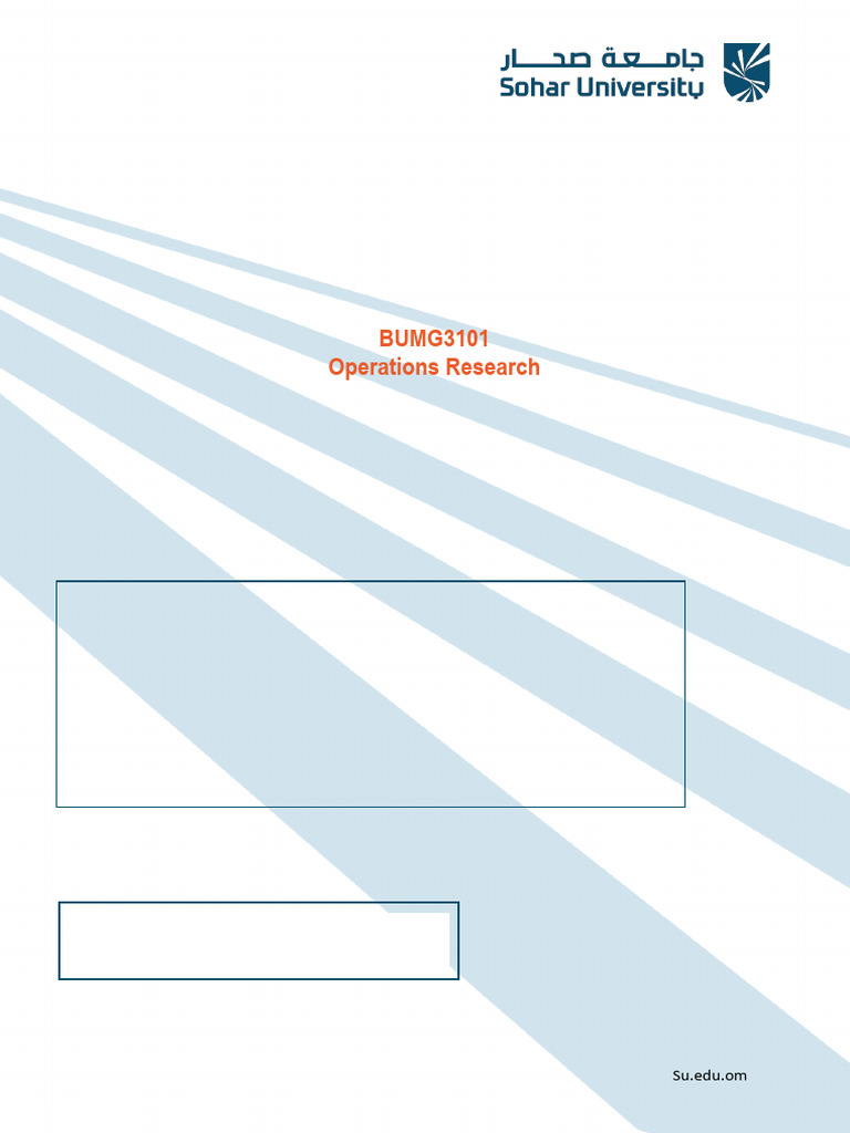 Basics of Linear Programming in Operations Research | PDF | Oil ...